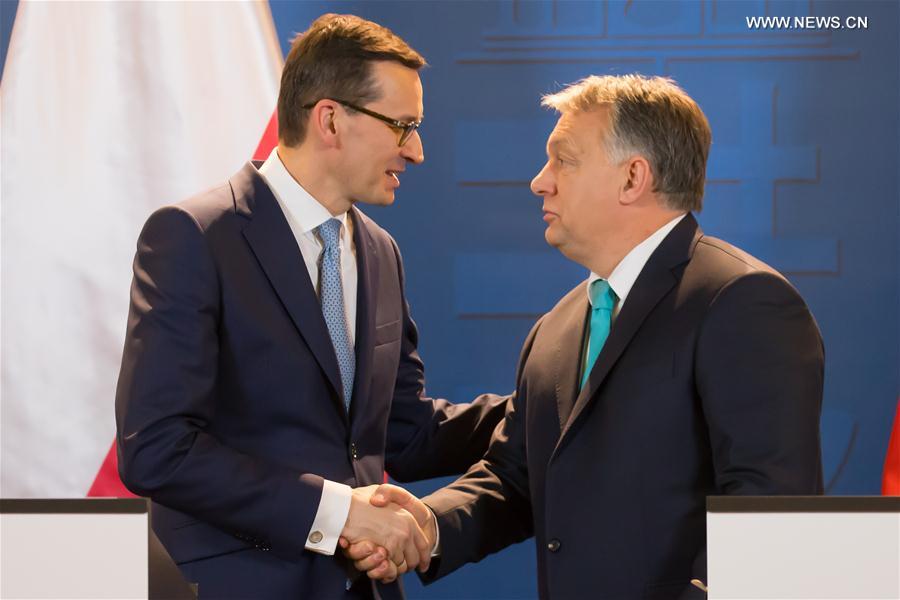 HUNGARY-BUDAPEST-PM-POLAND-PM-MEETING