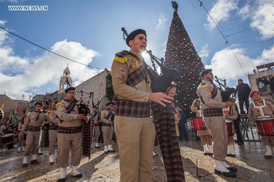 MIDEAST-BETHLEHEM-ORTHODOX-CELEBRATIONS