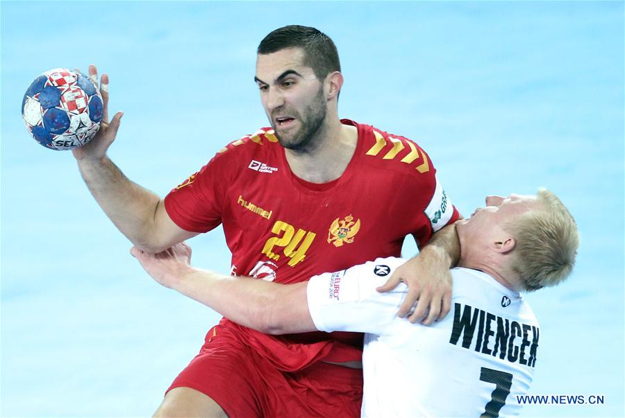 (SP)CROATIA-ZAGREB-HANDBALL-EHF EURO 2018-GER VS MNE