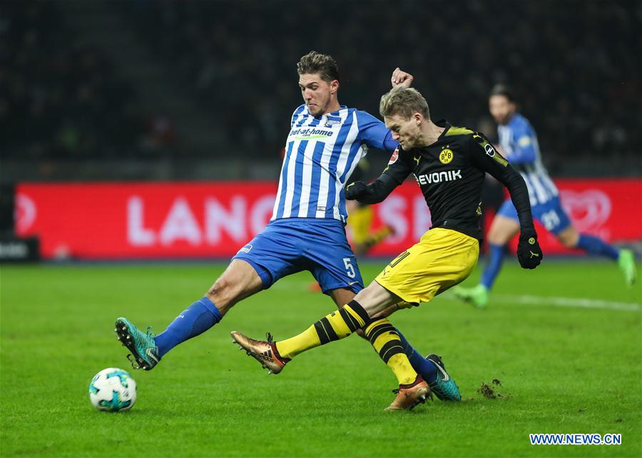 (SP)GERMANY-BERLIN-SOCCER-BUNDESLIGA-HERTHA BSC VS DORTMUND