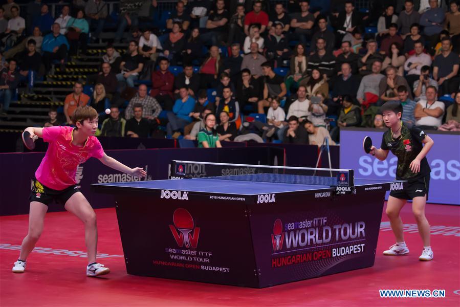 (SP)HUNGARY-BUDAPEST-ITTF WORLD TOUR-HUNGARIAN OPEN-WOMEN'S SINGLES 