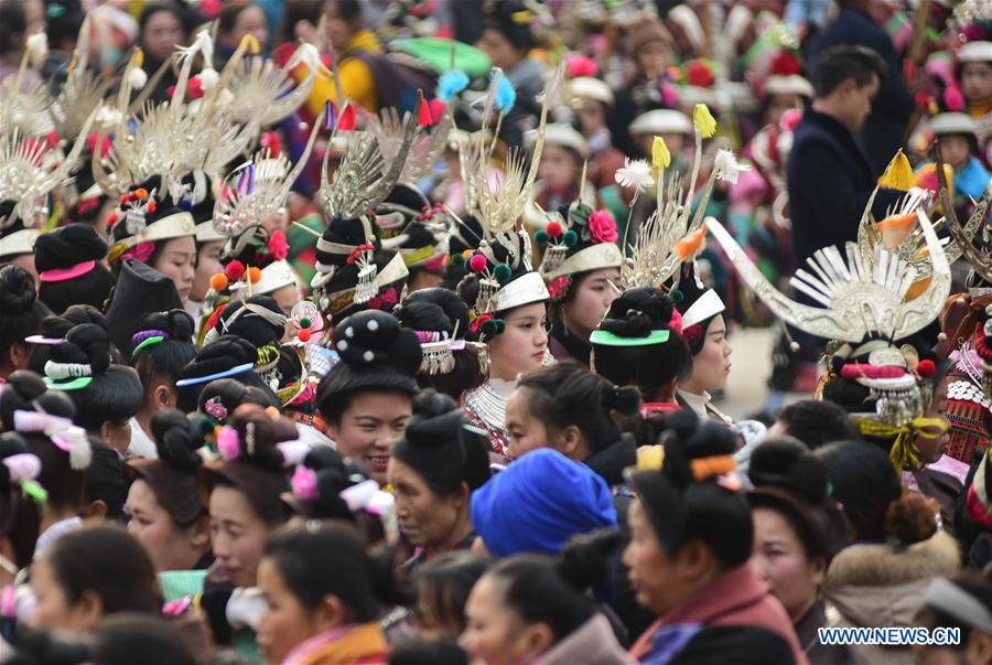 # CHINA-GUIZHOU-MIAO ETHNIC GROUP-CELEBRATION-SPRING(CN)