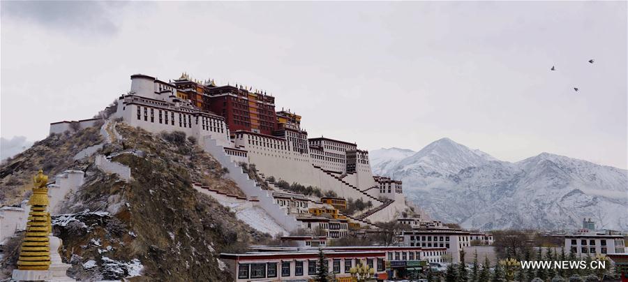 CHINA-TIBET-LHASA-SNOW (CN)