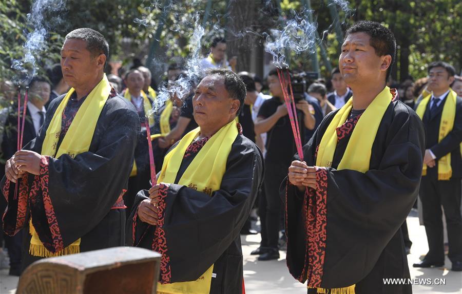 CHINA-SHAANXI-ZHANG QIAN-CEREMONY (CN)