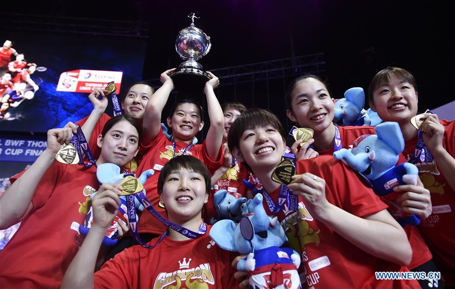 (SP)THAILAND-BANGKOK-BADMINTON-UBER CUP-FINAL