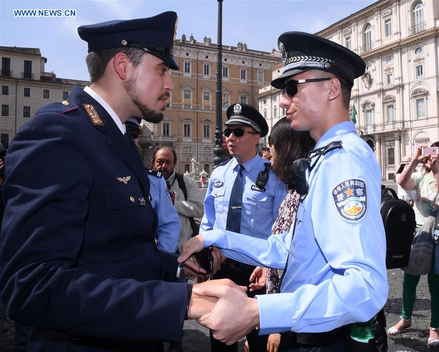 ITALY-ROME-CHINA-POLICE-COOPERATION