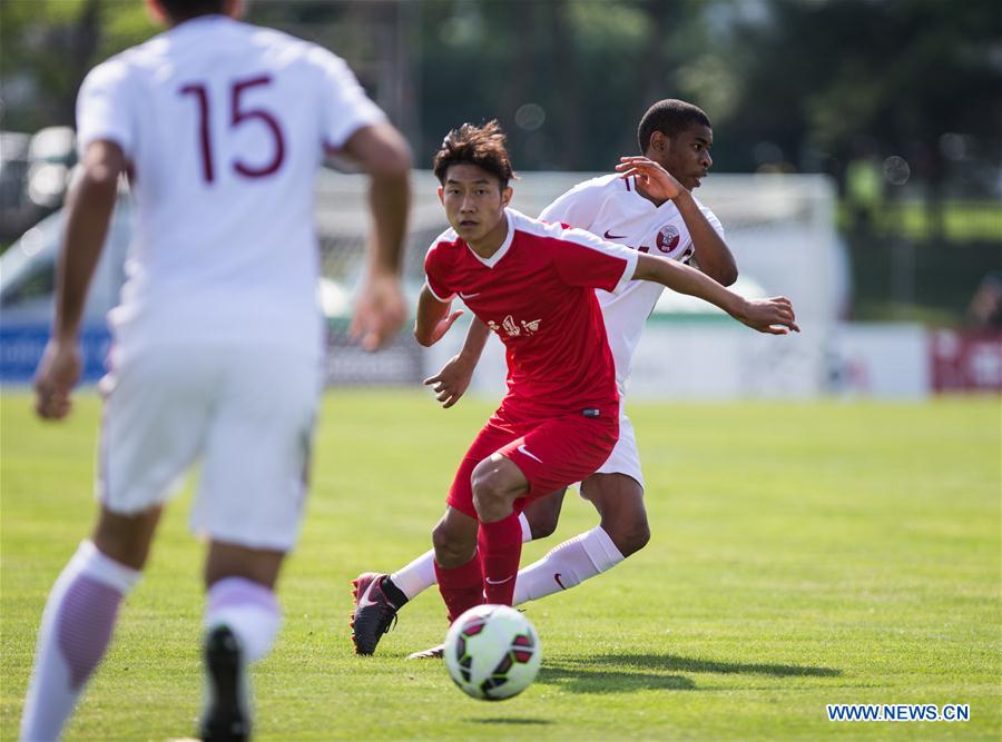 (SP)FRANCE-SALON-SOCCER-TOULON TOURNAMENT 2018-CHINA-QATAR