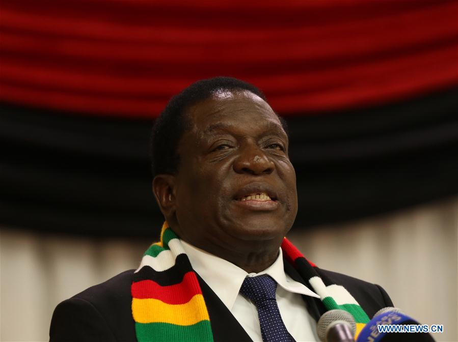 ZIMBABWE-HARARE-MNANGAGWA-ELECTION