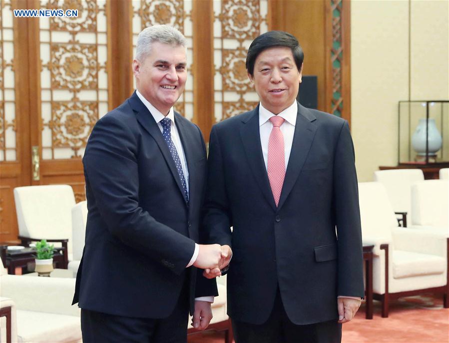 CHINA-BEIJING-LI ZHANSHU-MONTENEGRO-MEETING (CN)