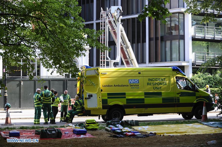 BRITAIN-LONDON-HOTEL-FIRE