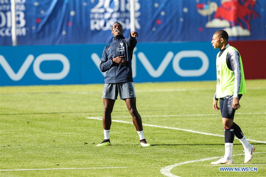 (SP)RUSSIA-MOSCOW-SOCCER-WORLD CUP-FRANCE-TRAINING