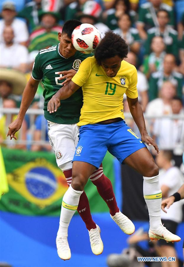 (SP)RUSSIA-SAMARA-2018 WORLD CUP-ROUND OF 16-BRAZIL VS MEXICO