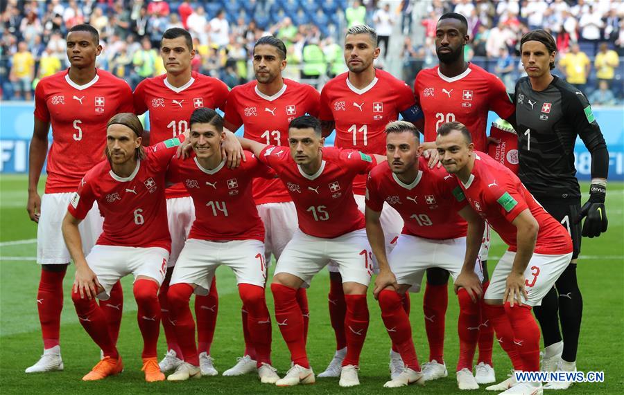 (SP)RUSSIA-SAINT PETERSBURG-2018 WORLD CUP-ROUND OF 16-SWITZERLAND VS SWEDEN