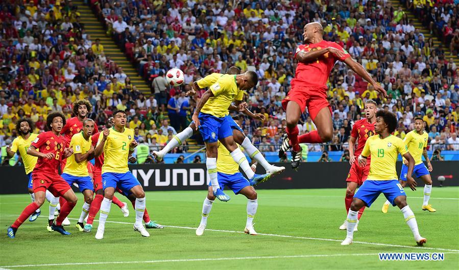 (SP)RUSSIA-KAZAN-2018 WORLD CUP-QUARTERFINAL-BRAZIL VS BELGIUM