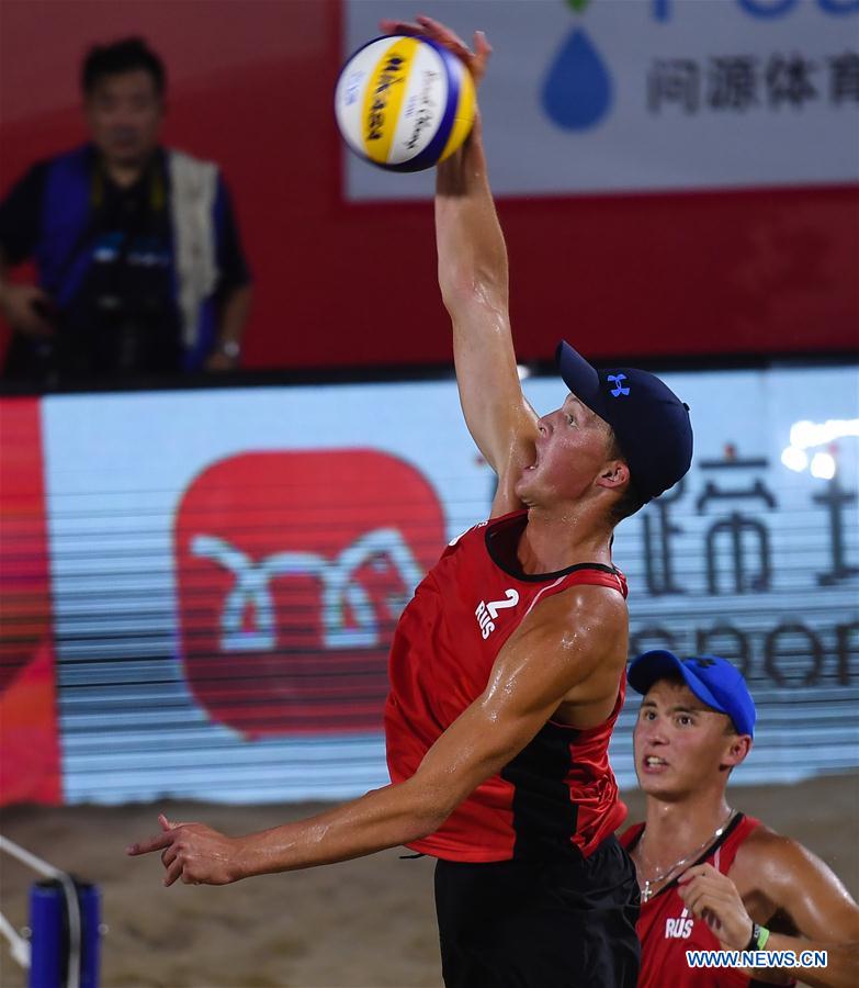 (SP)CHINA-NANJING-BEACH VOLLEYBALL-U19 WORLD CHAMPIONSHIPS (CN)