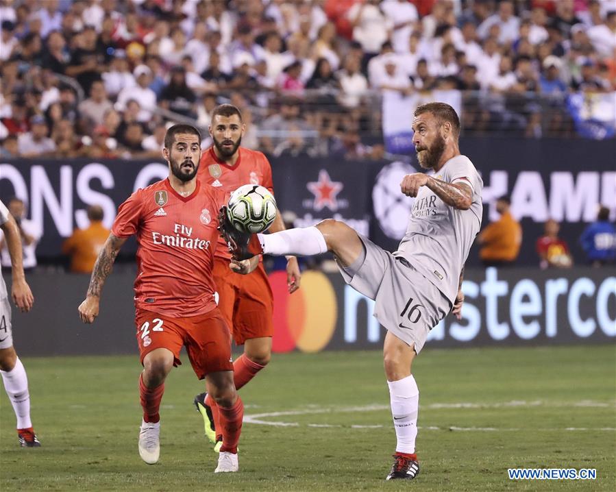 (SP)U.S.-EAST RUTHERFORD-INTERNATIONAL CHAMPIONS CUP-REAL MADRID VS ROMA