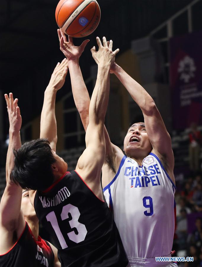 (SP)INDONESIA-JAKARTA-ASIAN GAMES-BASKETBALL-CHINESE TAIPEI VS JAPAN