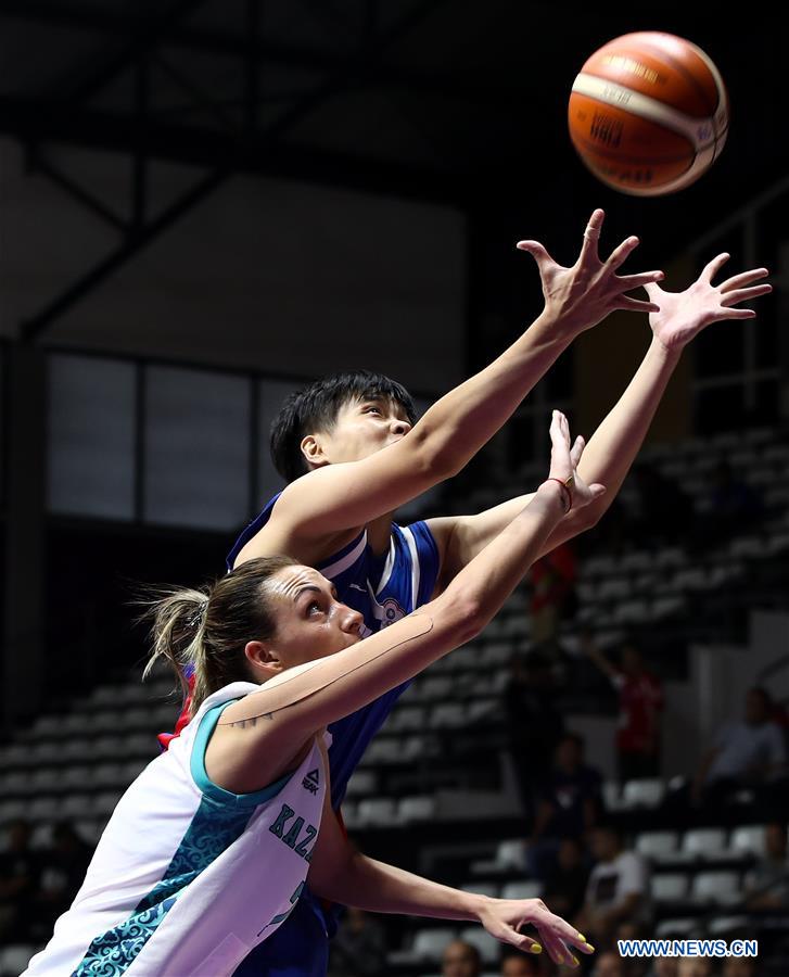 (SP)INDONESIA-JAKARTA-ASIAN GAMES-BASKETBALL-CHINESE TAIPEI VS KAZAKHSTAN