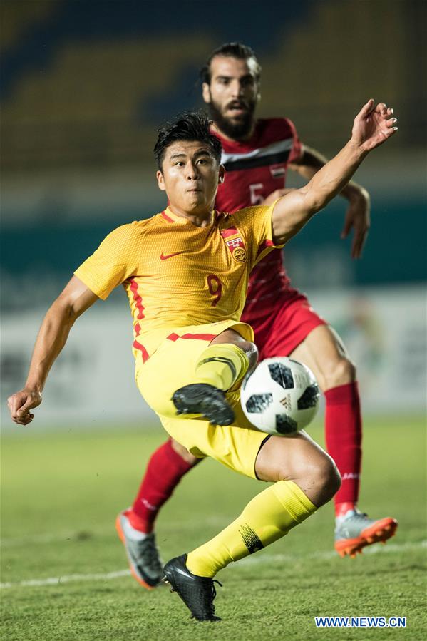 (SP)INDONESIA-BANDUNG-ASIAN GAMES-MEN'S FOOTBALL-CHINA VS SYRIA