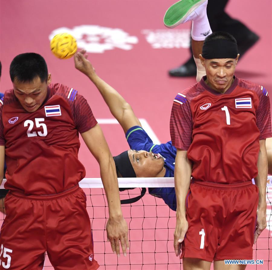 (SP)INDONESIA-PALEMBANG-ASIAN GAMES-SEPAKTAKRAW