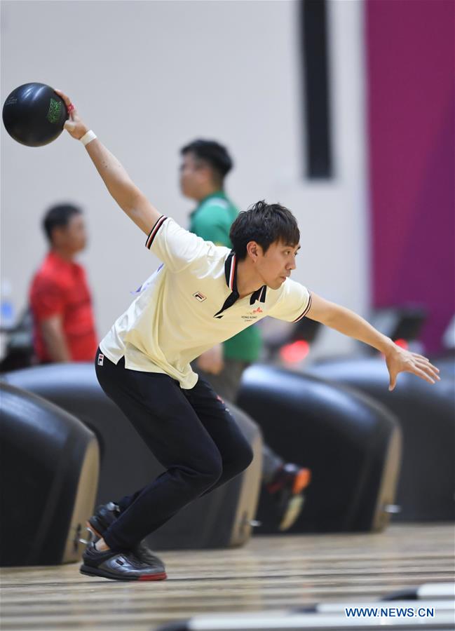 (SP)INDONESIA-PALEMBANG-ASIAN GAMES-BOWLING-MEN'S TEAM OF SIX