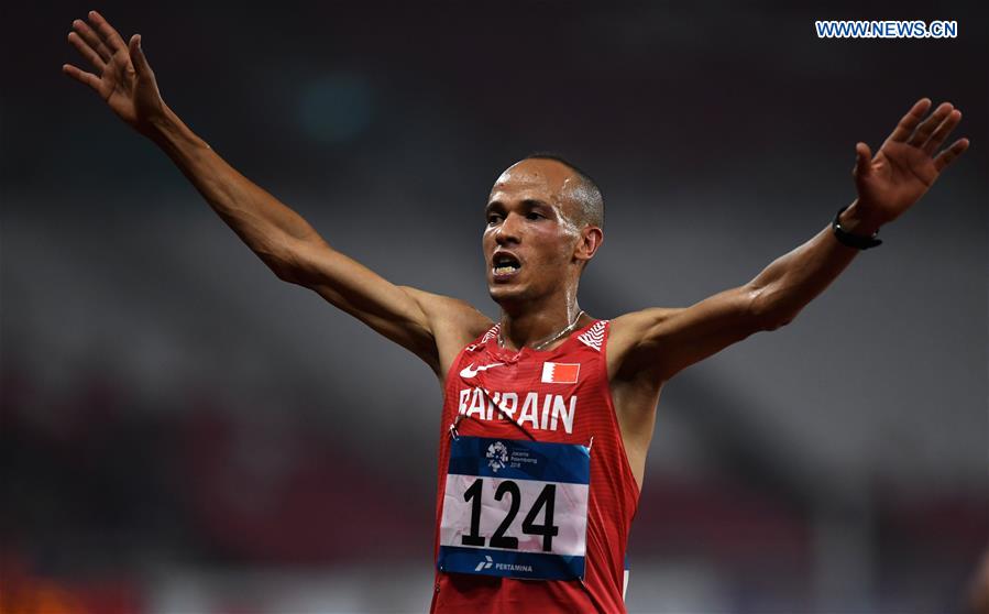 (SP)INDONESIA-JAKARTA-ASIAN GAMES-ATHLETICS-MEN'S 10000M FINAL