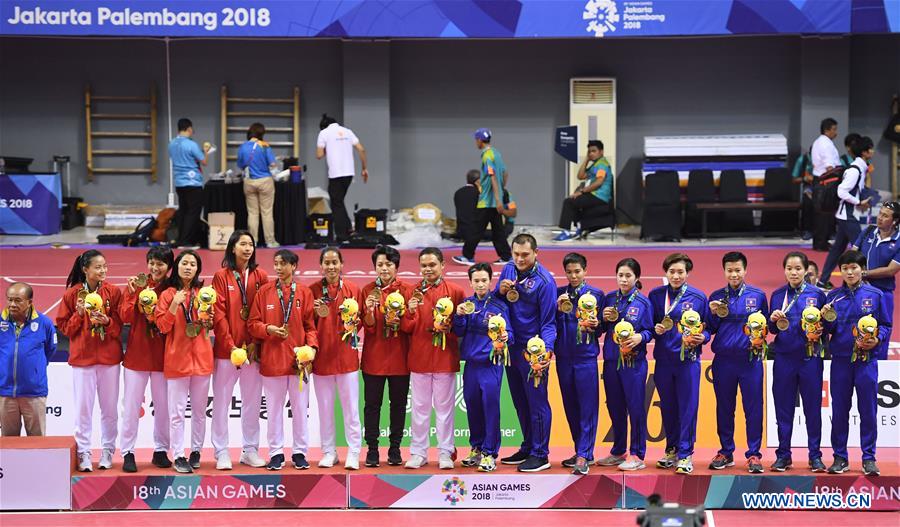 (SP)INDONESIA-PALEMBANG-ASIAN GAMES-SEPAKTAKRAW