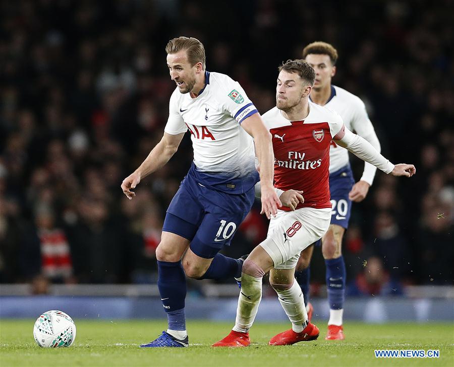 (SP)BRITAIN-LONDON-FOOTBALL-CARABAO CUP-ARSENAL VS TOTTENHAM HOTSPUR