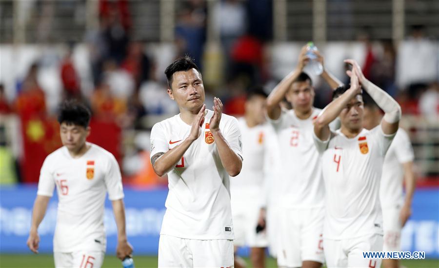 (SP)UAE-ABU DHABI-FOOTBALL-ASIAN CUP-CHN VS KOR