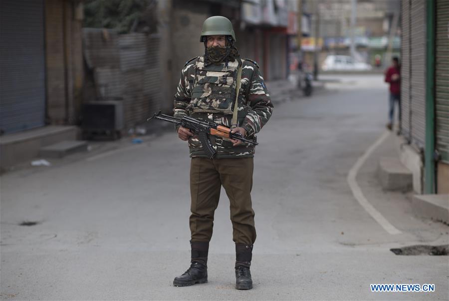 KASHMIR-SRINAGAR-SECURITY-LOCKDOWN-STRIKE