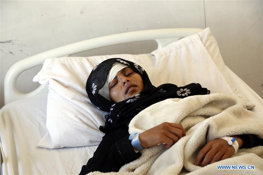 YEMEN-SANAA-AIRSTRIKE-TREATMENT