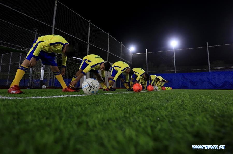 (SP)MIDEAST-GAZA-CANCER-FOOTBALL-HOPE TEAM