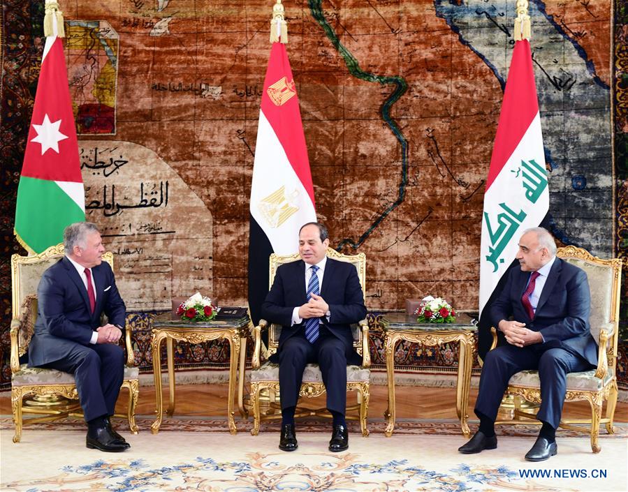 EGYPT-CAIRO-EGYPT-JORDAN-IRAQ-TRIPARTITE SUMMIT