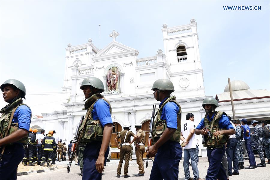 (SPOT NEWS)SRI LANKA-COLOMBO-BLASTS