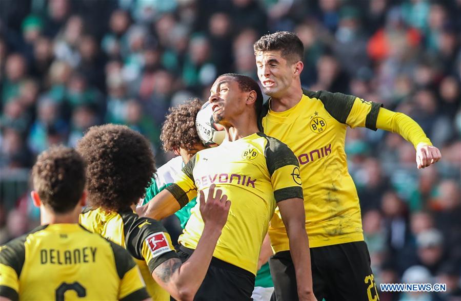 (SP)GERMANY-BREMEN-SOCCER-BUNDESLIGA-BREMEN VS DORTMUND