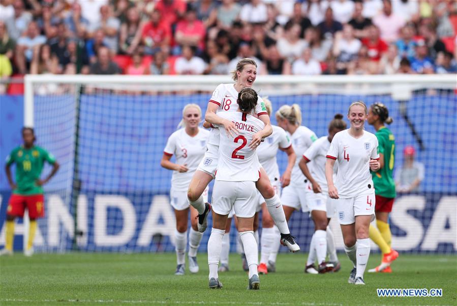 (SP)FRANCE-VALENCIENNES-2019 FIFA WOMEN'S WORLD CUP-ROUND OF 16-ENG VS CMR