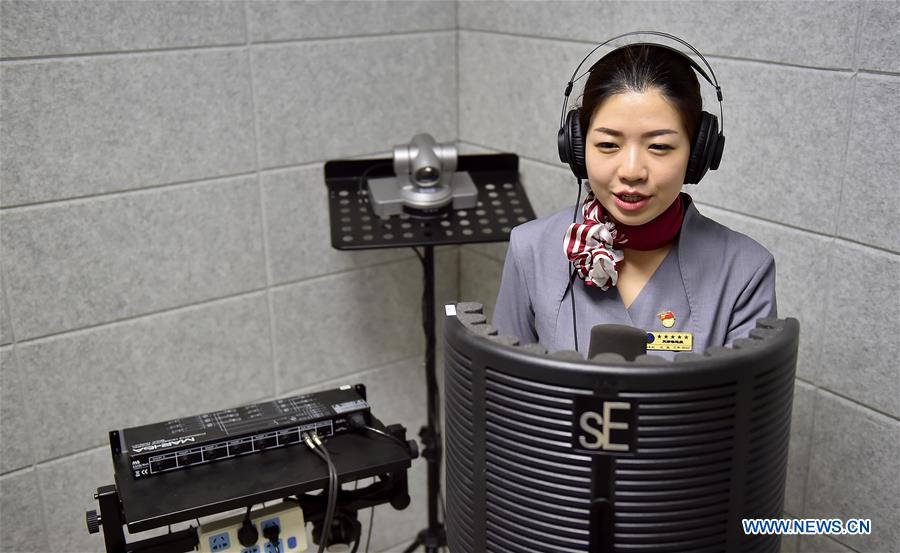 #CHINA-TIANJIN-HONG KONG-BULLET TRAIN-STEWARDESSES-TRAINING (CN)