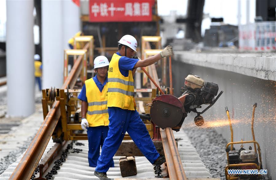 CHINA-ANHUI-SHANGQIU-HEFEI-HANGZHOU HIGH-SPEED RAILWAY-CONSTRUCTION (CN)