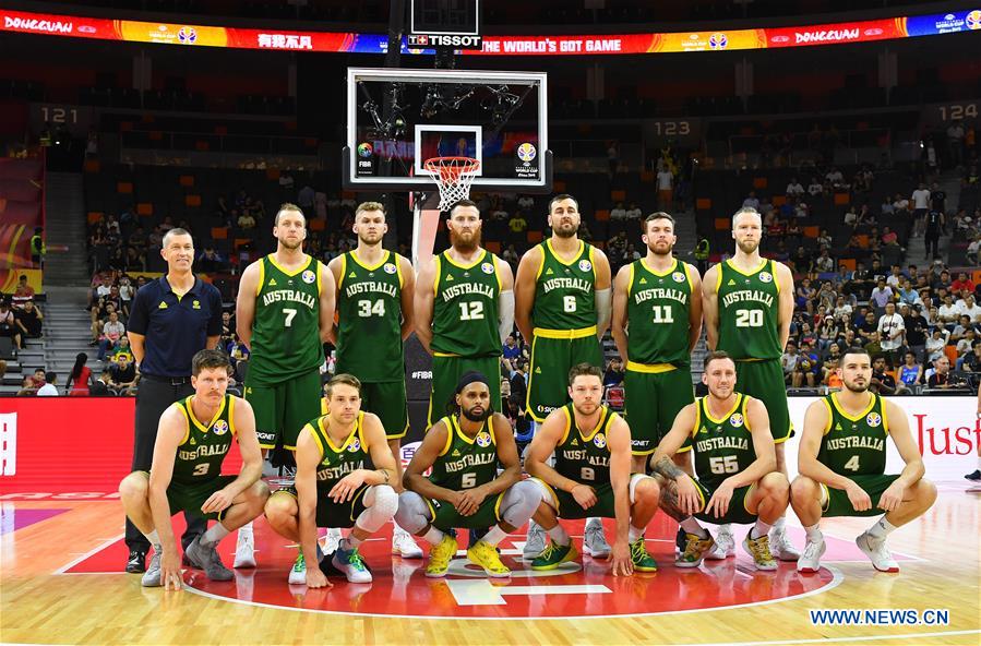 (SP)CHINA-DONGGUAN-BASKETBALL-FIBA WORLD CUP-GROUP H-AUSTRALIA VS CANADA (CN)