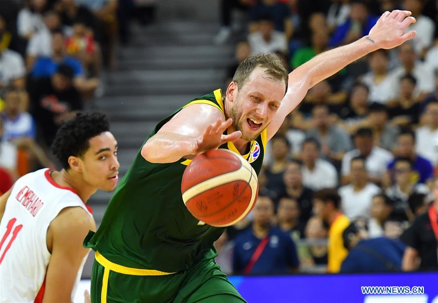 (SP)CHINA-DONGGUAN-BASKETBALL-FIBA WORLD CUP-GROUP H-AUSTRALIA VS CANADA (CN)