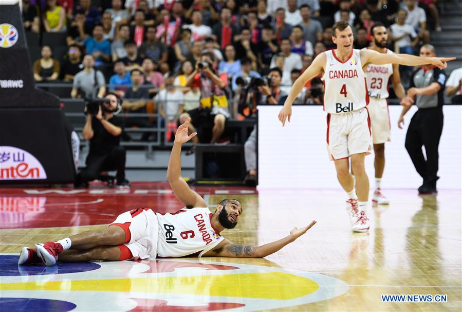 (SP)CHINA-DONGGUAN-BASKETBALL-FIBA WORLD CUP-GROUP H-AUSTRALIA VS CANADA (CN)