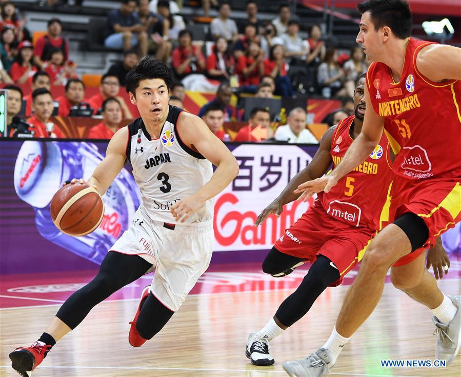 (SP)CHINA-DONGGUAN-BASKETBALL-FIBA WORLD CUP-GROUP O-MONTENEGRO VS JAPAN (CN)