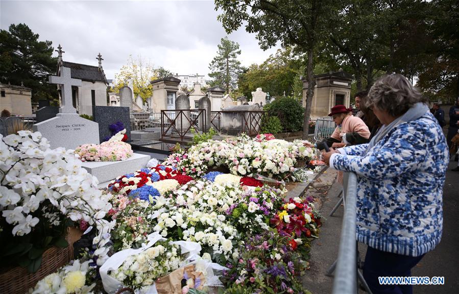 FRANCE-PARIS-JACQUES CHIRAC-TOMB