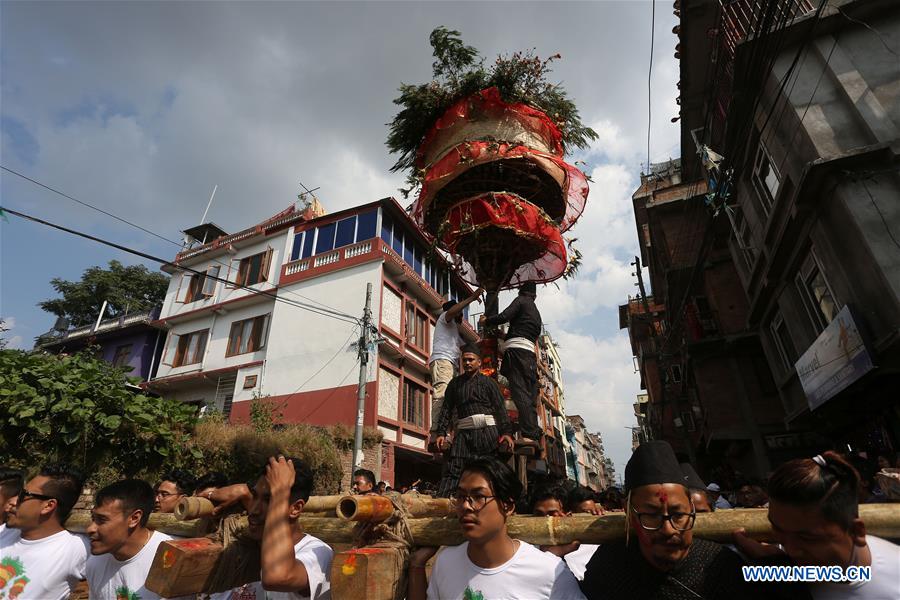 NEPAL-KATHMANDU-HADIGAUN FESTIVAL