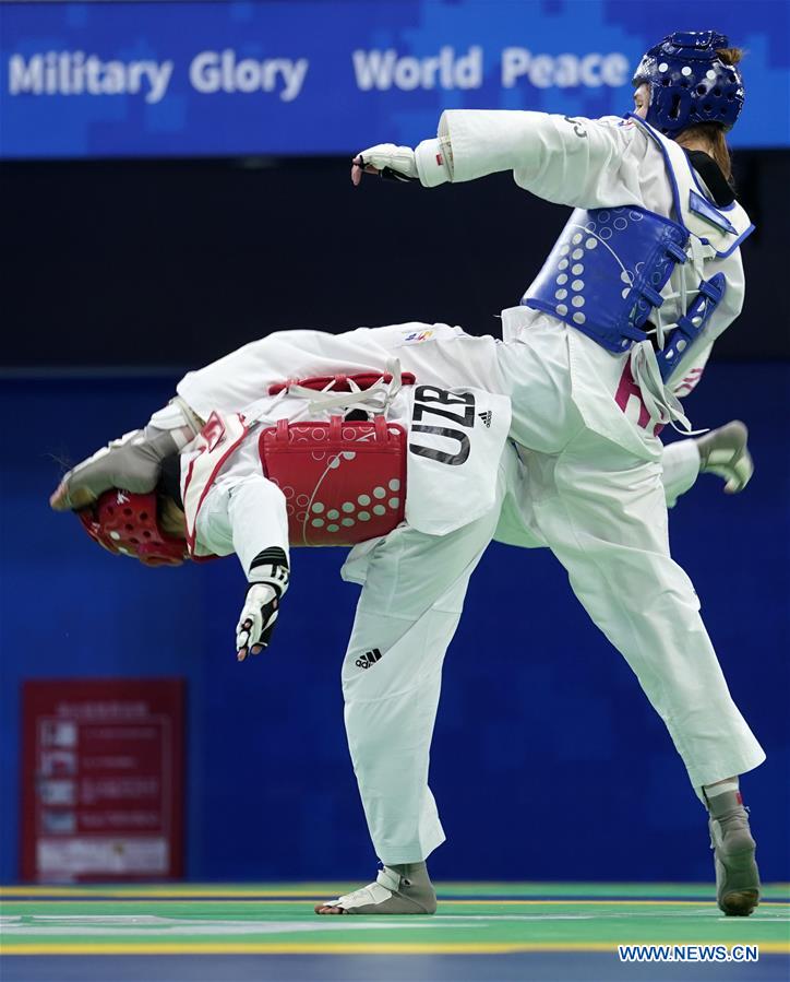 (SP)CHINA-WUHAN-7TH MILITARY WORLD GAMES-TAEKWONDO