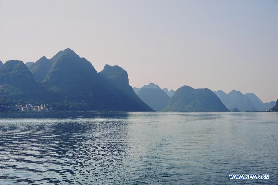 CHINA-GUANGXI-JINGXI-QUYANG LAKE-SCENERY (CN)