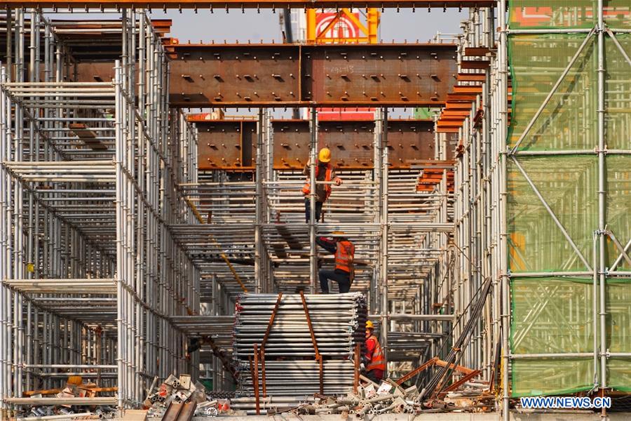 CHINA-HEBEI-INTER-CITY RAILWAY-XIONGAN STATION-CONSTRUCTION (CN)