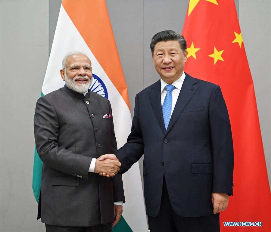 BRAZIL-BRASILIA-XI JINPING-MODI-MEETING