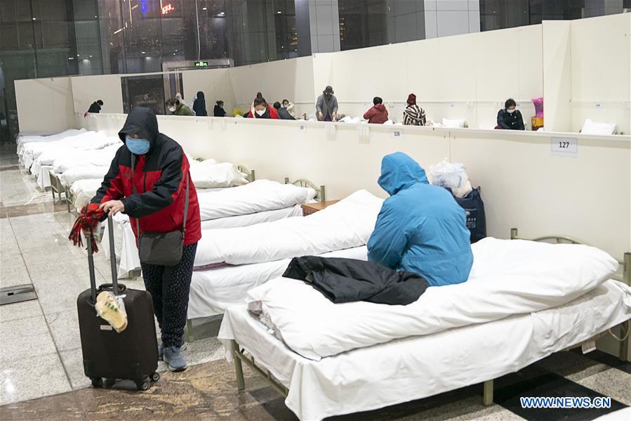 CHINA-HUBEI-WUHAN-MAKESHIFT HOSPITAL-PATIENTS (CN)