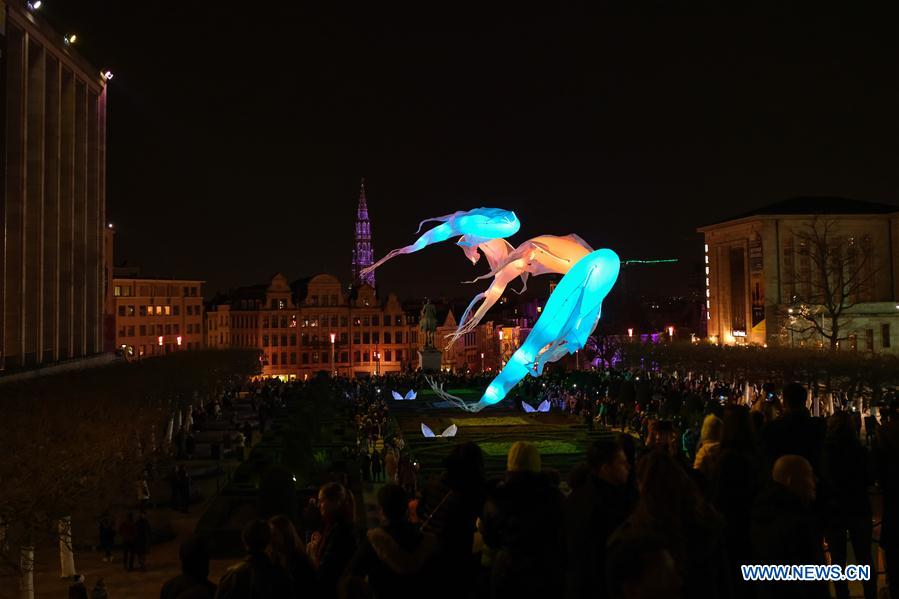 BELGIUM-BRUSSELS-LIGHT FESTIVAL